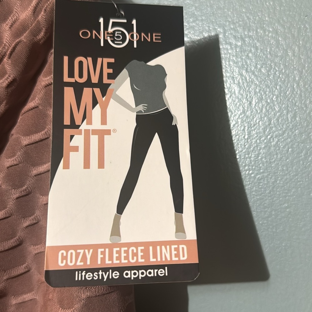 Fleece lined leggings size large - Picture 2 of 3